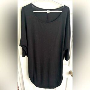 Old Navy 3/4 Sleeve Black Top